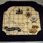 Chair Seat, Treasure Map for Sudberry House Child's Rocking Chair