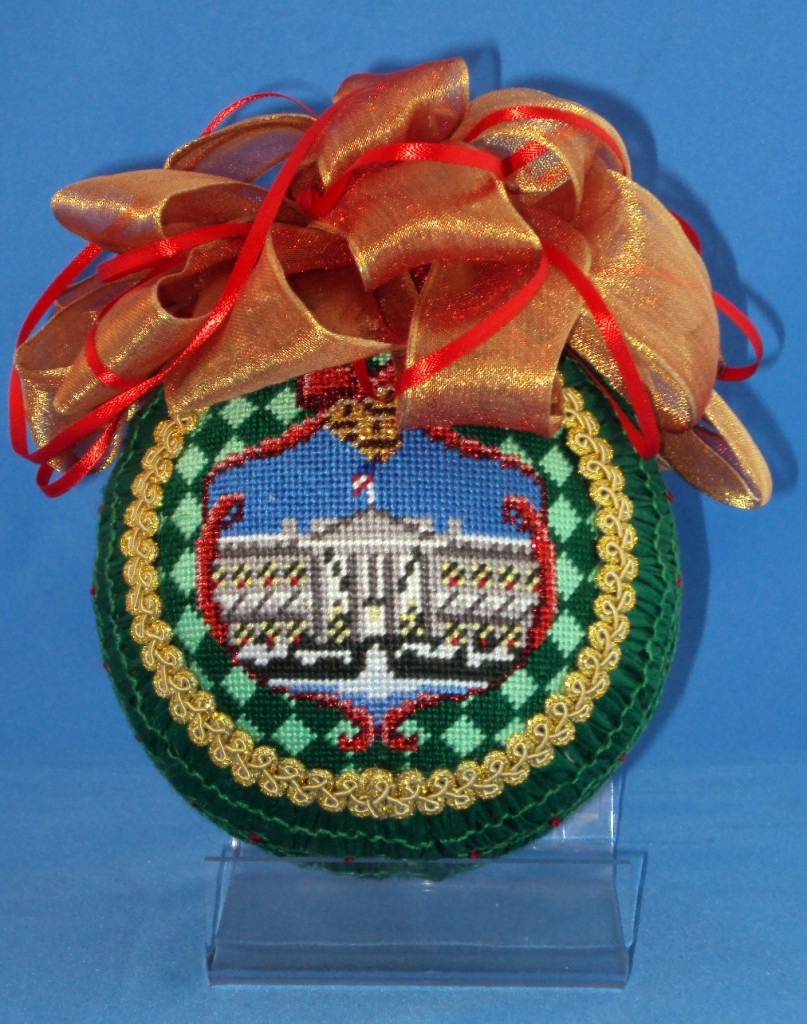 Ornament, White House (Finished SBN Canvases)